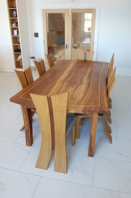 bay chairs with corba dining table