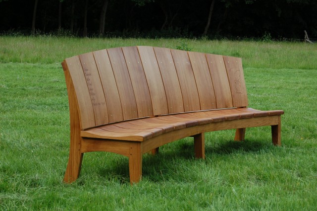 crescent bench